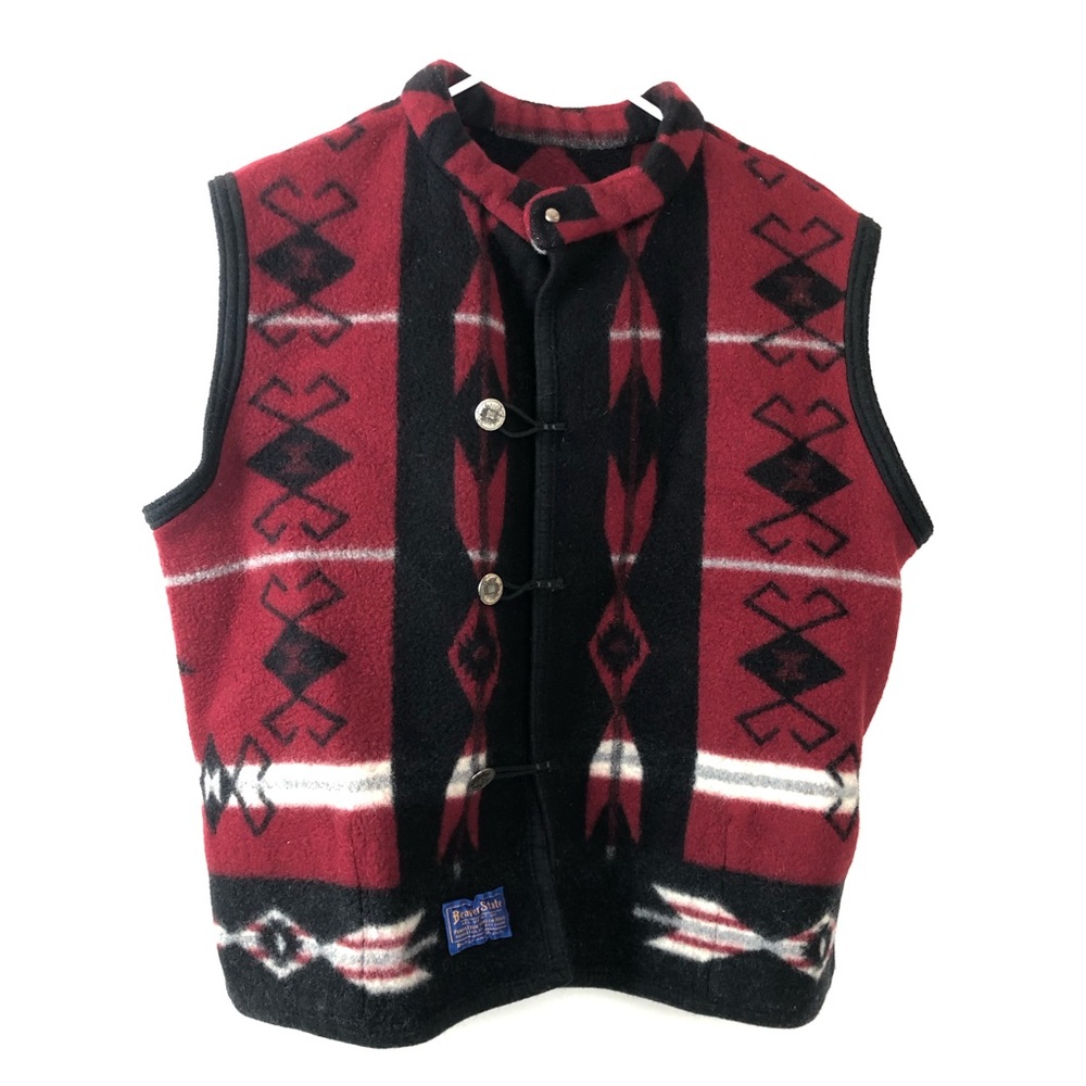 Vintage Pendleton beaver state Aztec vest